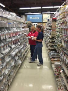 Deb Steinke (left) and Barb Grosskopf (right) use in-person and online training to ensure all plumbing customers at Qualheim’s True Value are serviced by knowledgeable sales associates.