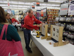 Five different demonstration stations were set up throughout the store during the Skill-Builder Series.