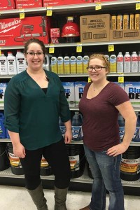 Stacia Motta and Amber Matchulat, store managers, found that hiring full-time stockers would be one way to more efficiently get freight from the back room to the salesfloor.