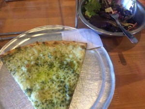 Renee Changnon, editor, enjoyed some delicious pizza at Fratelli Pizza in Flagstaff, Arizona.