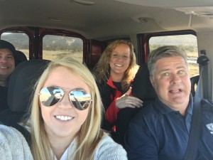 The road trip crew was excited for their fifth day on the road!