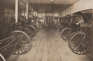 This photo from 1920 shows buggies, which the store sold for a while. 