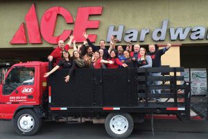 Working with the entire team at Mark's Ace Hardware is by far your favorite part of the job.
