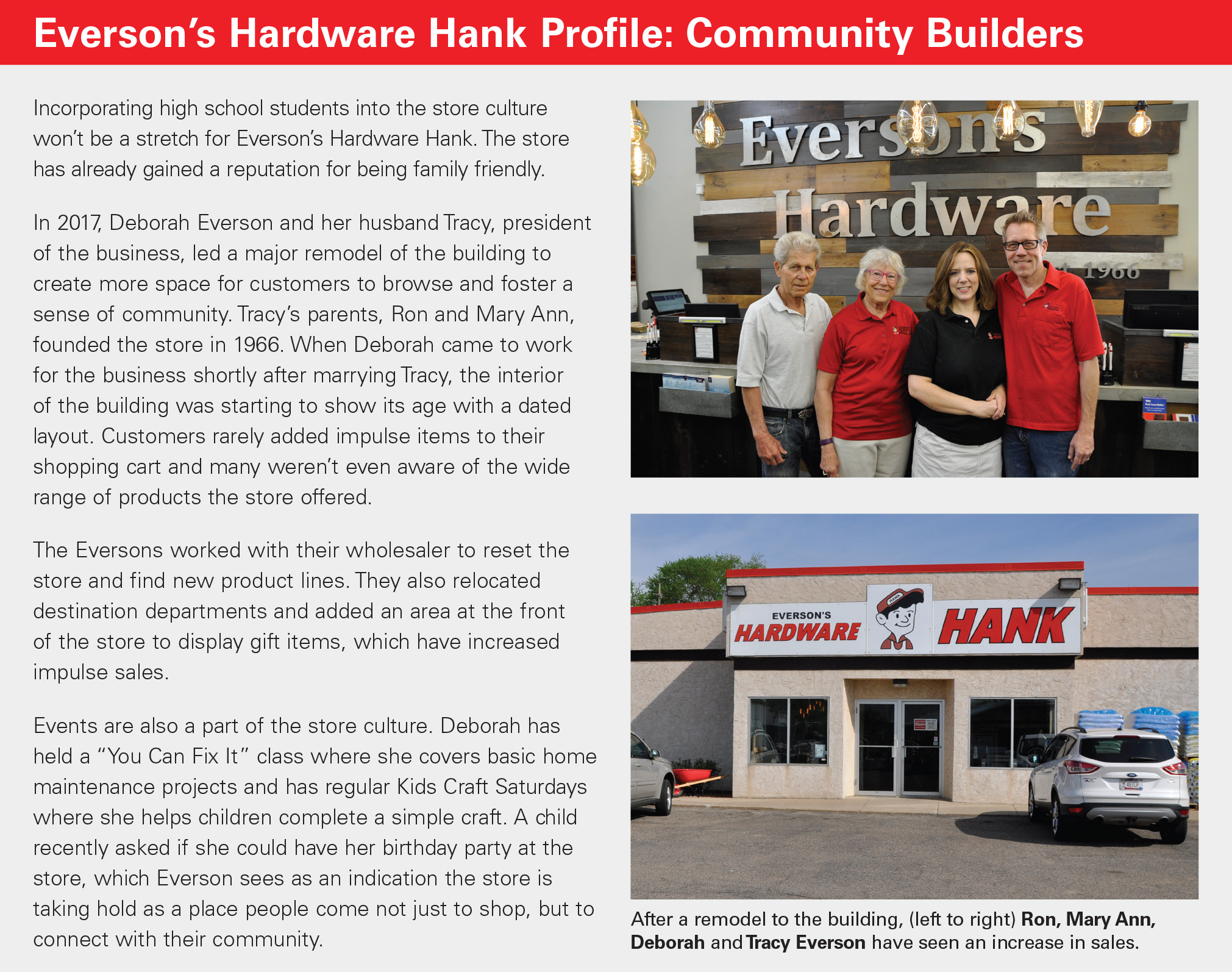 Everson'sHankHardwareSidebar Hardware Retailing