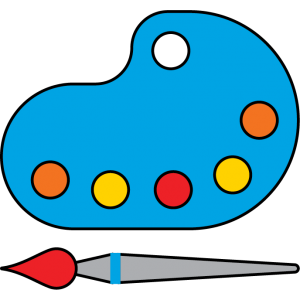 paintbrush and palette