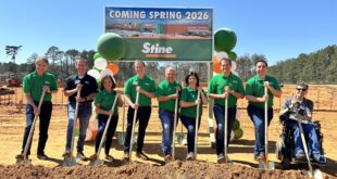 Stine Breaks Ground