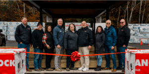 Hancock Lumber ribbon cutting