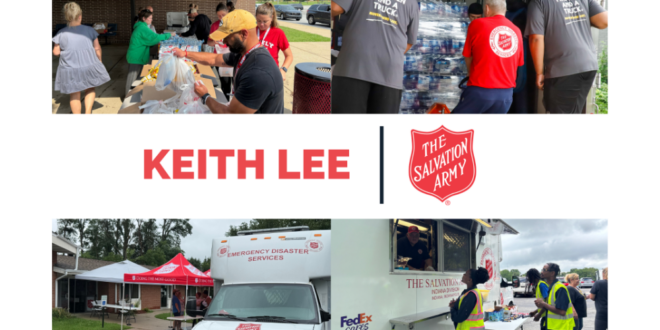 Keith Lee Salvation Army relief